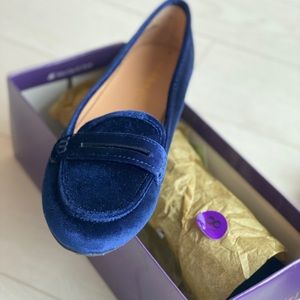 Madden Velvet Penny Loafers in box size 8.5